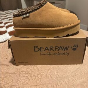 BearPaw Camel Slip-On Clogs